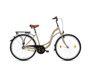 Csepel Velence 28 kontrás városi kerékpár Drapp