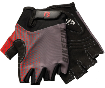BikeFun Leader rövid kesztyű L piros