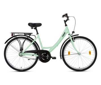 Csepel Budapest A 26 kontrás városi kerékpár Világoszöld 2024