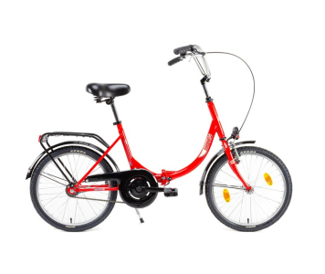 Csepel Camping agyváltós összecsukható kerékpár Piros