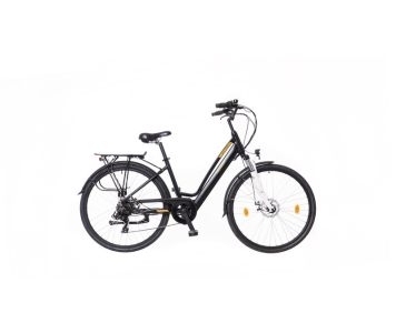 Neuzer Sorrento 19 női pedelec kerékpár Fekete