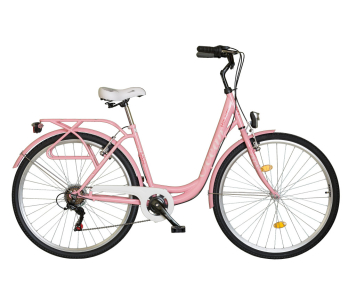 Koliken Ocean 28 6 sebességes városi kerékpár rózsaszín