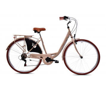 Capriolo Diana 6 sebességes női városi kerékpár 18" Mattbézs