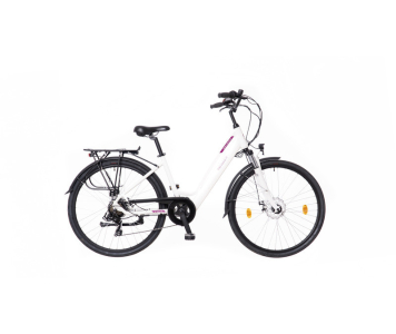Neuzer Sorrento 17 női pedelec kerékpár Fehér