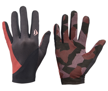 Merida Second Skin hosszú kesztyű S bordó/fekete