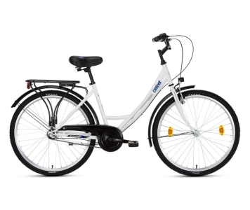 Csepel Budapest A 26 agyváltós városi kerékpár Fehér 2024