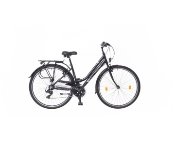Neuzer Ravenna 50 női 17" trekking kerékpár Fekete