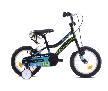 Capriolo Kido 14 gyerek kerékpár Fekete-Zöld