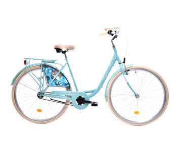 Capriolo Diana 1 sebességes női kontrás városi kerékpár 20" Türkiz