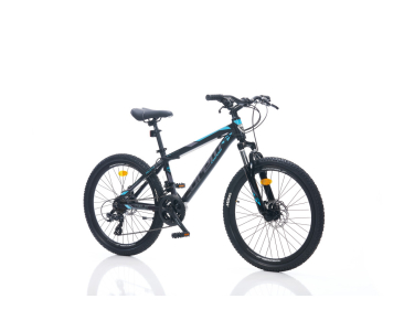 Corelli Felix 2.2 24 MTB gyerek könnyűvázas kerékpár Fekete-Kék