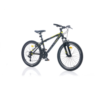 Corelli Felix 3.2 24 MTB gyerek könnyűvázas kerékpár Fekete-Neonsárga