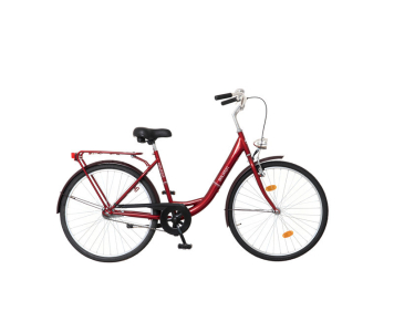 Neuzer Balaton 28 1 seb. városi kerékpár Bordó