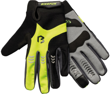 Bikefun Controll hosszú kesztyű M zöld