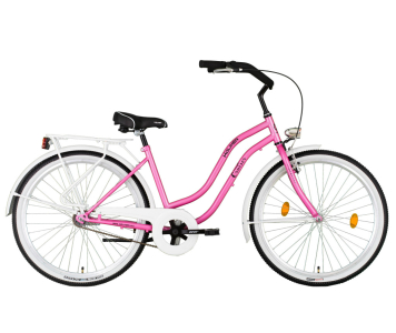 Koliken Cruiser kontrás női kerékpár Ciklámen