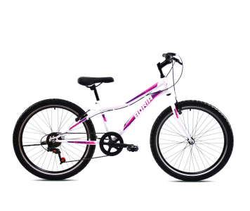 Adria Stinger 24" gyerek kerékpár Fehér-Rózsaszín