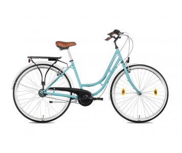Csepel Weiss Manfréd női városi kerékpár 19" 7 sebességes Türkiz