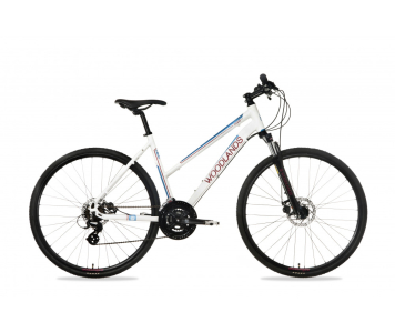 Woodlands Cross 1.1 női crosstrekking kerékpár 19" Fehér