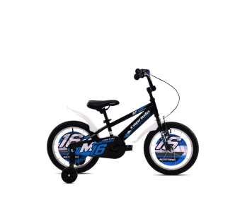 Capriolo Mustang 16" gyerek kerékpár Fekete-Kék