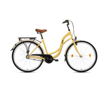 Csepel Velence 28 agyváltós városi kerékpár Krém