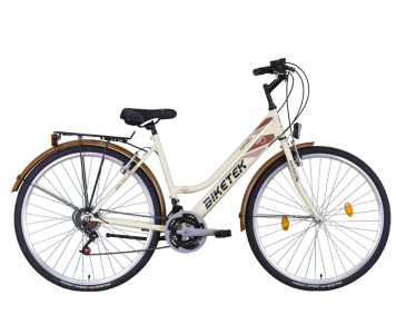 Biketek Maxwell női trekking kerékpár Krém
