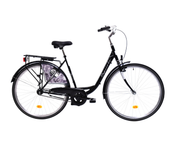 Capriolo Diana 1 sebességes női kontrás városi kerékpár 20" Fekete