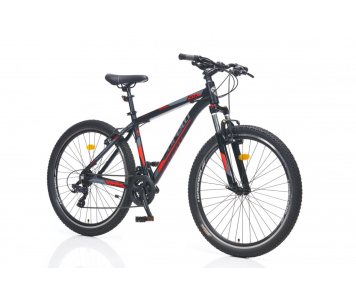 Corelli Via 1.1 27.5er 18" férfi MTB könnyűvázas kerékpár Fekete-Piros