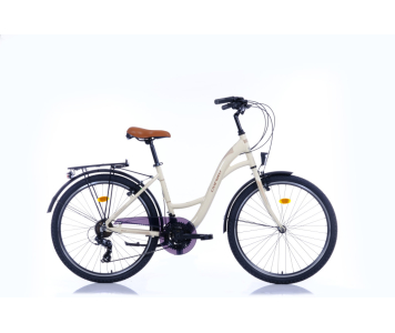 Corelli Glowie 28 könnyűvázas női trekking kerékpár 51 cm Krém