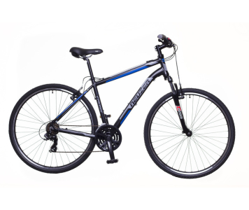 Neuzer X100 férfi 17" crosstrekking kerékpár Fekete-Kék