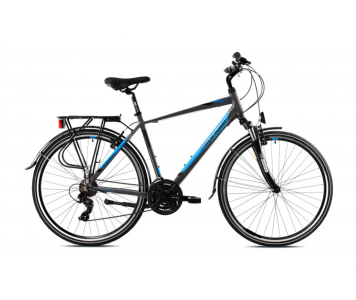 Capriolo Roadster Man 1.0 férfi trekking kerékpár 22" Grafit-Kék