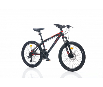 Corelli Felix 1.2 24 MTB gyerek könnyűvázas kerékpár Fekete-Piros