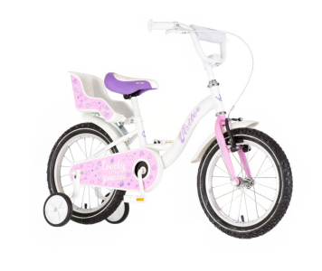 Visitor Lovely Princess 16 királylányos gyerek kerékpár fehér