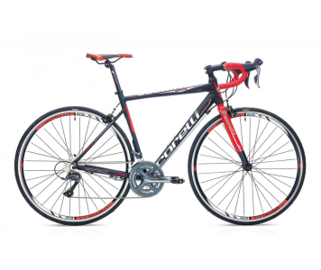 Corelli Boalva RC200 könnyűvázas országúti kerékpár 54 cm Fekete-Piros