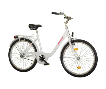 Biketek Feliz 26 kontrás városi kerékpár Fehér