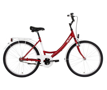 Biketek Jázmin 26 kontrás városi kerékpár bordó