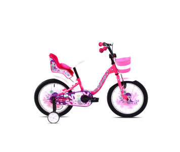Adria Fantasy 16 hableányos gyerek kerékpár Rózsaszín-Lila