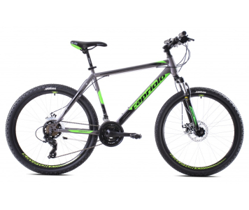 Capriolo Oxigen 26" férfi MTB kerékpár 20" Grafit-Zöld