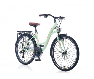 Corelli Glowie 28 könnyűvázas női trekking kerékpár 48 cm Menta