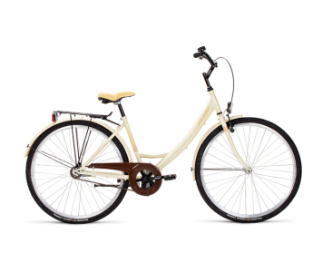 Biketek Jázmin 28 kontrás városi kerékpár krém