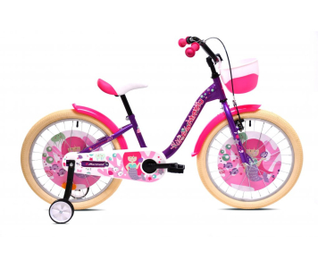 Adria Fantasy 20 hableányos gyerek kerékpár Lila-Fehér