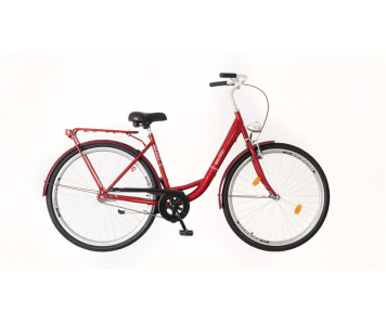 Neuzer Balaton 28 3 seb. városi kerékpár Bordó