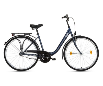 Csepel Budapest B 28 kontrás városi kerékpár Sötétkék 2024