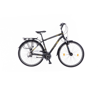 Neuzer Firenze 200 férfi 19" trekking kerékpár Fekete-Sárga