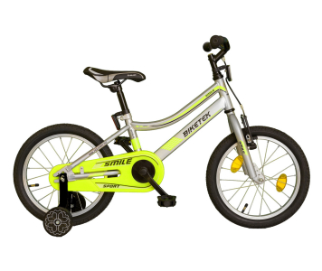 Biketek Smile fiú 16 gyermek kerékpár ezüst