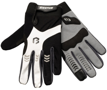 Bikefun Controll hosszú kesztyű M fehér