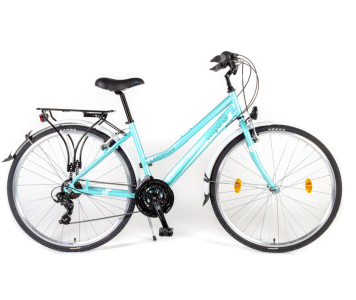 Csepel Landrider Alu. női 21 seb. trekking kerékpár 19" Türkiz