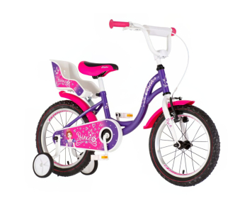 Visitor Princess 16 királylányos gyerek kerékpár lila