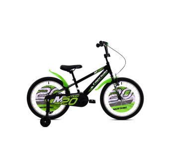 Capriolo Mustang 20" gyerek kerékpár Fekete-Zöld
