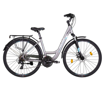 Koliken Blackbrook női 17" trekking kerékpár ezüst