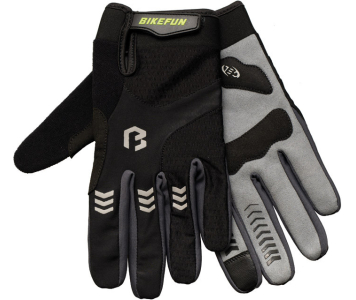 Bikefun Controll hosszú kesztyű S szürke