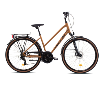 Capriolo Roadster Lady Trapez női trekking kerékpár 18" Mustársárga